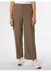 Marie Lund Dames Cargobroek taupe 34