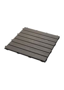 Set de 6 dalles - Plancher de Maison - 45x45cm - Effet texturé bois - Anti-UV - Plaqtique 100% recyclé et recyclable - Smoby