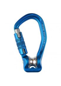 LACD - Carabiner Trilock With Pulley - Låsekarabiner, blå