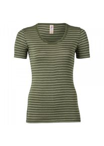 Engel Womens Short-sleeved Shirt Zijden ondergoed Dames (34/36 |olijfgroen)