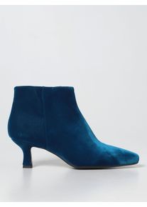 Flat Ankle Boots ANNA F. Woman color Blue