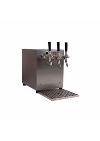 Gluhwein tap, warme drank dispenser - 9kW, met elektrische pomp, 3 leidingen, roestvrijstalen behuizing