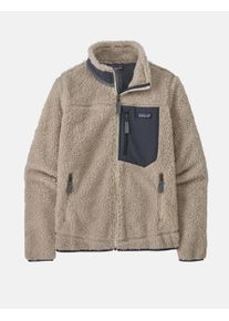 Patagonia Women's Classic Retro-X Jacket - Natural/Smolder Blue