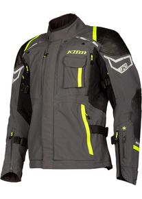 Klim Kodiak, tekstiljakke Gore-Tex , farve: M&oslash;rkegr&aring;/Sort/Neongul , st&oslash;rrelse: 60