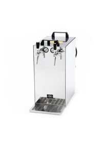 ich-zapfe Tireuse à bière Kontakt 155/R, machine à bière, pompe à bière à 2 lignes, 160 litres/h, Green Line