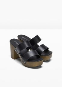 bonprix Femei Papuci cu toc negru 42