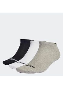 Adidas Dunne Linear Korte Sokken 3 Paar