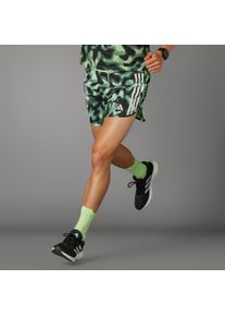 Adidas Own the Run 3-Stripes Allover Print Short