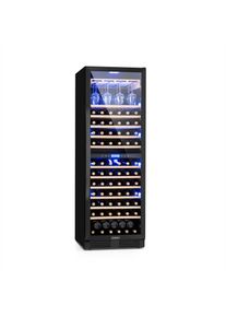 Klarstein Vinovilla Onyx Grande Duo, borhűtő, 425 liter, 165 palack, 3 színű LED világítás, fekete