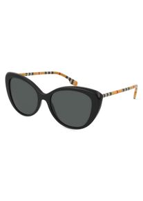 Burberry BE4407 | okulary przeciwsłoneczne | Kształt okularów: motyl, tworzywo sztuczne, czarny