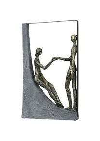Casablanca by Gilde Dekofigur »Skulptur Holding Hands, bronzefarben/grau« Casablanca by Gilde bronzefarben/grau