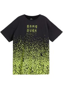 bonprix Tricou băieți din bumbac bio negru 140/146