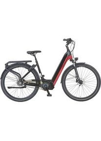 Prophete E-Bike »Geniesser 5.0«, 7 Gang, Shimano, Nexus, Mittelmotor 250 W Prophete schwarz-rot 48 cm