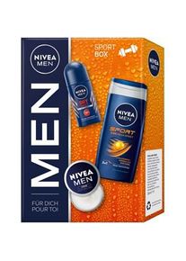 Nivea Männerpflege Deodorant Geschenkset Duschgel 250 ml + Dry Impact Anti-Transpirant Deo Roll-On 50 ml + Creme 30 ml