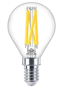 Philips LED-Lampe Mini-ball 5,9W/922-927 (60W) Clear Dimmable E14