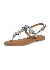 Tamaris Dames Teenslipper opaal / mintgroen / lavendel / zilver 36