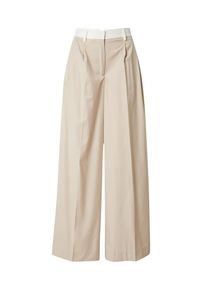 REMAIN Dames Bandplooibroek taupe / lichtbeige 44