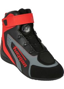 Furygan V4 Easy D3O, schoenen waterdicht , kleur: zwart/grijs/rood , maat: 40 EU