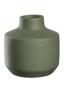Leonardo Vase , Grün , Keramik , 18x19x18 cm , zum Stellen , Dekoration, Vasen, Keramikvasen