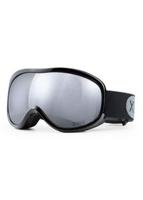 YEAZ Snowboardbrille »Ski- und Snowboard-Brille silber/schwarz STEEZE«