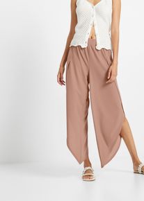 Wijde broek - bruin - maat 44/46 (L) - bonprix