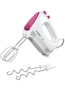 Bosch MFQ2210P Handrührgerät CleverMixx Fun, 375W, Moderne Motortechnik, 5 Geschwindigkeitsstufen, weiß/ wild purple