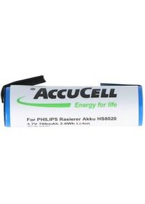 AccuCell Akku passend für PHILIPS Rasierer Akku HS8020, HS8040, HS8060, HS8070, HS8420, HS8420/23, HS8440, HS8460