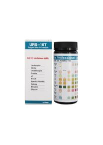 100 bandelettes de test d'analyse d'urine, 10 tests de cétone urinaire, bandelettes de test de sucre dans l'urine