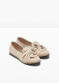 bonprix Buty wsuwane loafer beżowy 42