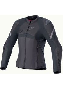 Alpinestars Stella T-GP Plus R V4, textile jacket women , color: Black/Black , size: S