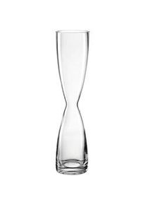 Leonardo Vase , Transparent , Glas , 7.50x32.00x7.50 cm , handgemacht, zum Stellen , Dekoration, Vasen, Glasvasen