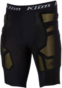 Klim Tactical S24, pantal&oacute;n protector corto , color: Negro/Amarillo , tama&ntilde;o: L