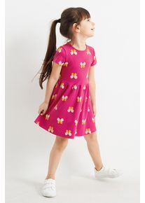 C&Amp;A Schmetterling-Kleid, Pink, Taille: 128
