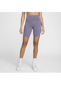 Cycliste taille haute 20 cm Nike One pour protéger des fuites pour femme - Pourpre