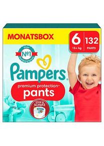 Pampers® Windeln premium protection™ Monatsbox Größe Gr.6 (15+ kg) für Kids und Teens (4-12 Jahre), 132 St.