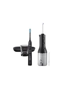 Philips Elektrische Zahnbürste Sonicare DiamondClean 9000 HX3866/43 - tooth brush and oral irrigator set - black