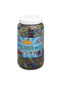 Hama Ironing beads in Pot-Transparantmix 13.000pcs.