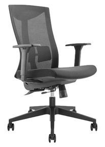 Gear4U - office chair - fabric - black Bürostuhl - Stoff - Bis zu 150 kg