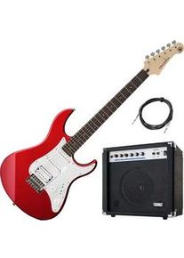 Yamaha Pacifica 012 RM Red E-Gitarre AK20G Set