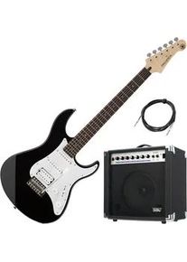 Yamaha Pacifica 012 BL Black E-Gitarre AK20GR Set
