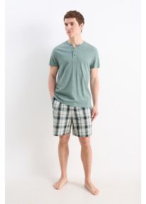 C&Amp;A Shorty-Pyjama, Grün, Taille: XL