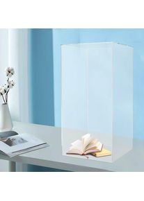 Senderpick - Vitrine en acrylique, vitrine, boîte de rangement, protection contre la poussière, pour collection Lego, figurines, modèle, grande boîte