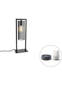 Qazqa Balenco wazo - led Dimmable Lampe de table variateur inclus - 1 lumière - l 20 cm - Noir - Moderne - éclairage intérieur - Salon i Chambre i Cuisine