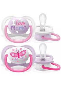 Philips Avent SCF080/02 Ultra Air Pacifier 2-pack assorted colors