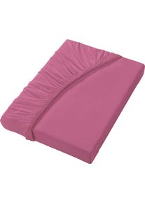 wäschepur unisex Hoeslaken bessenrood Maat 1 st. 90x190 - 100x200 cm