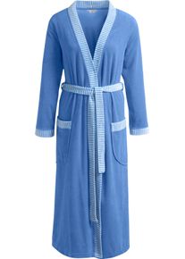 Comtessa Damer Morgonrock bl&aring; Gr&ouml;&szlig;e 40/42