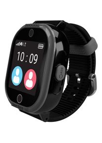Smartwatch copii MyKi Watch 4 Lite cu tripla localizare (LBS, GPS, Wi-Fi), impermeabil, Negru