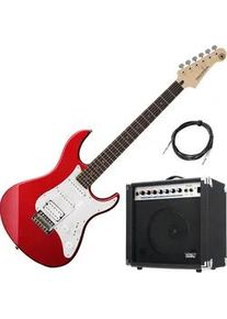 Yamaha Pacifica 012 RM Red E-Gitarre AK20GR Set