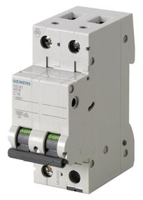 Siemens Circuit breaker 6ka 1+n-p c2 5sl6502-7