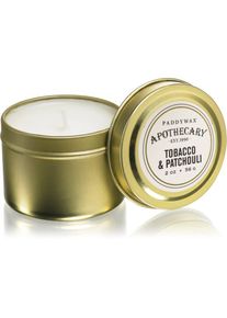 PADDYWAX Apothecary Tobacco & Patchouli scented candle in a tin 56 g